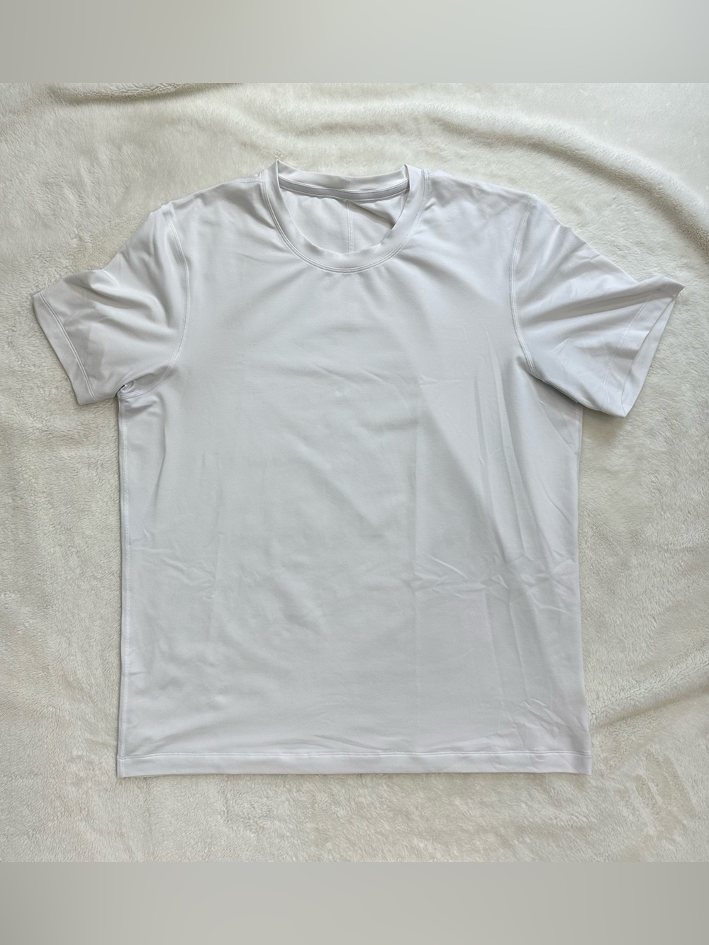 Lululemon Men’s Soft Jersey Short Sleeve Shirt White XL